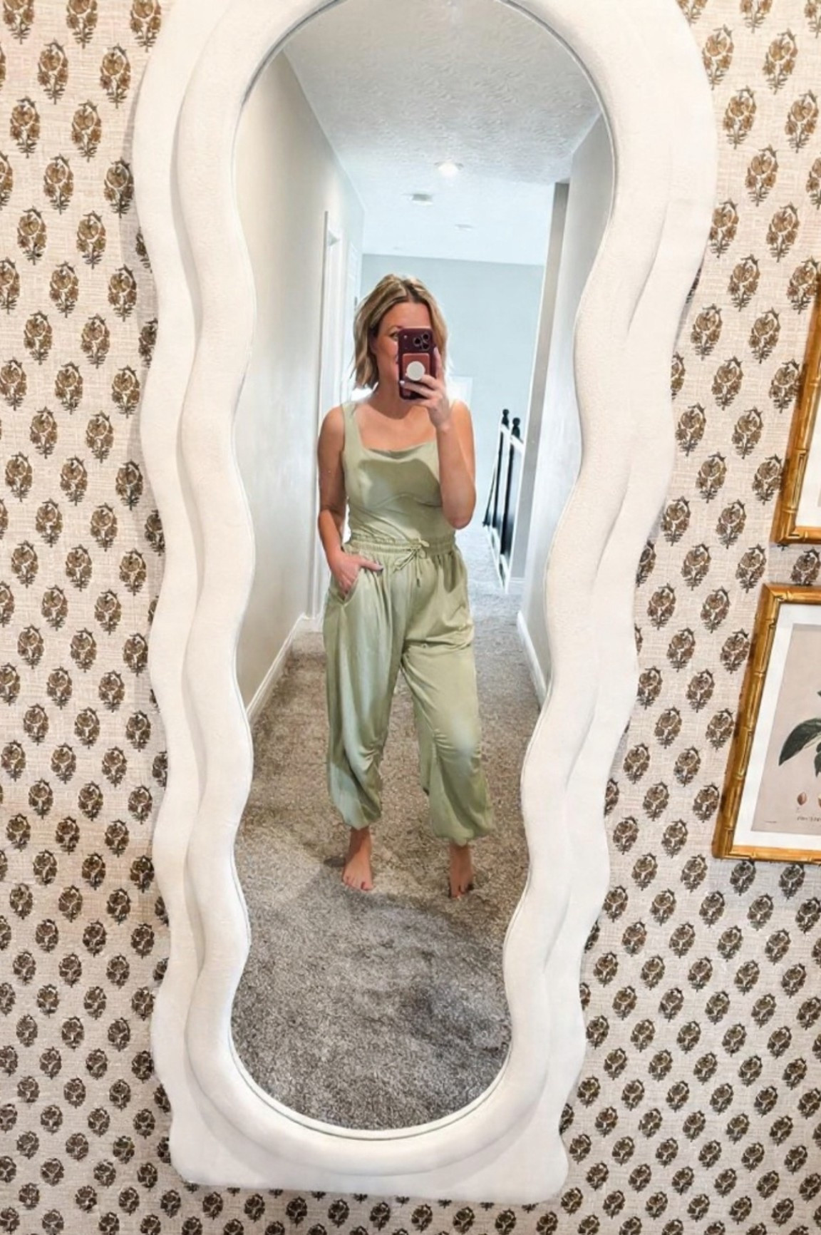 Women's Sleeveless Summer Jumpsuit , Square Neck, Drawstring Waist , Long Romper 🌷

Wearing my normal size medium 

#LTKgrwm #LTKootd #LTKmomlife