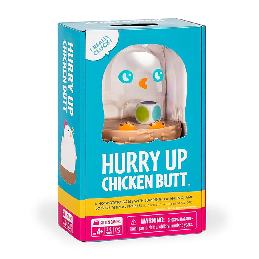 Exploding Kittens Hurry Up Chicken Butt 2-6 Players - Ages 4+ - 2 Minutes to Play - Hot Potato St... | Amazon (US)