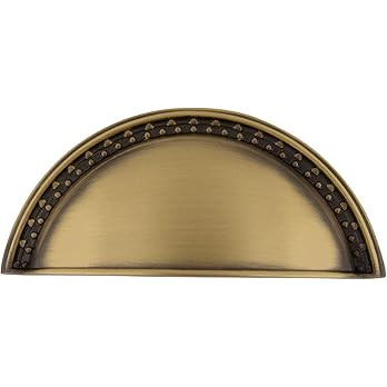 Nostalgic Warehouse Cup Pull Meadows in Antique Brass | Amazon (US)