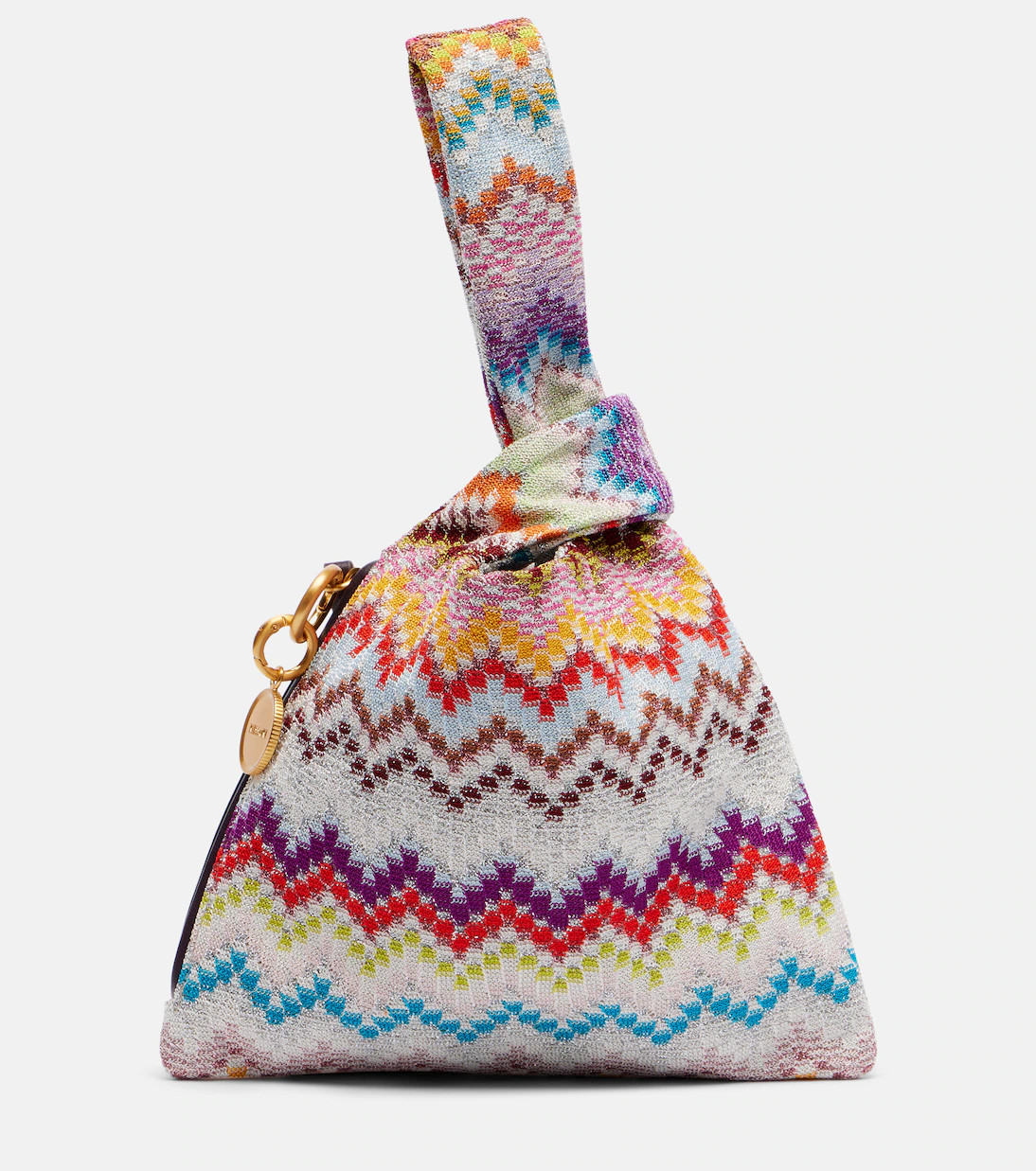 Zigzag Small jacquard top-handle bag | Mytheresa (US/CA)