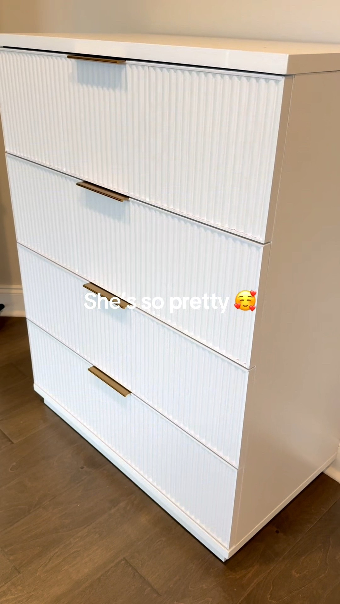 ✨ Bedroom Upgrade ✨
I am obsessed with this new dresser — the clean white finish, modern fluted drawers, and chic gold handles are everything 😍. It’s the perfect mix of minimal + glam that makes any room feel elevated.

I paired it with a matching dresser for extra storage and a cohesive look. Both pieces are sturdy, beautiful, and functional — basically the dream furniture duo!

📌 Linking both dressers so you can grab the set or mix + match to fit your space. Perfect for bedrooms, guest rooms, or even as stylish storage in a hallway.

#BedroomRefresh #HomeStyle #LTKHome #ModernFurniture #DresserGoals


#LTKFamily #LTKHome