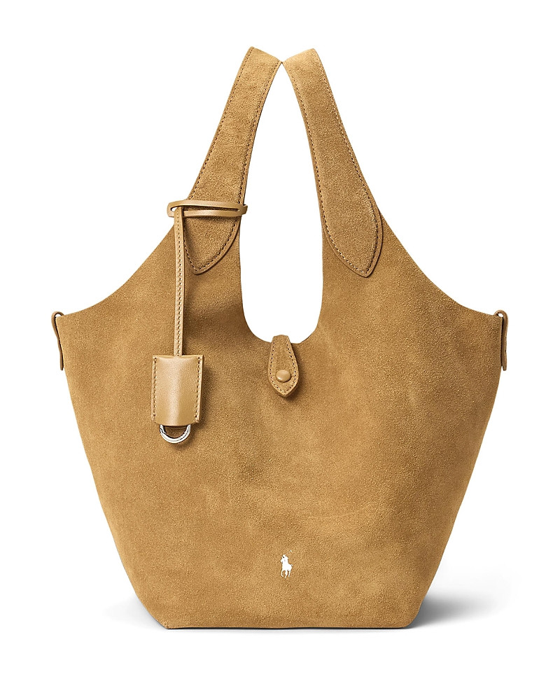 Polo Ralph Lauren Polo Play Suede Medium Tote | Bloomingdale's (US)