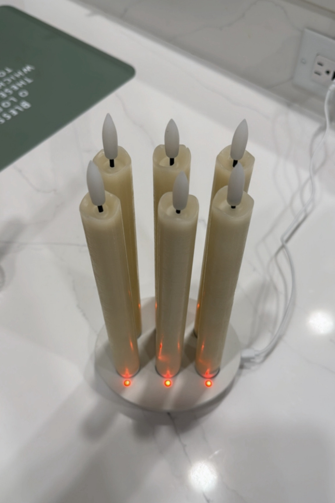 Rechargeable candle sticks and holders! One of my fav purchases this year  

#LTKFamily #LTKHome #LTKFindsUnder50