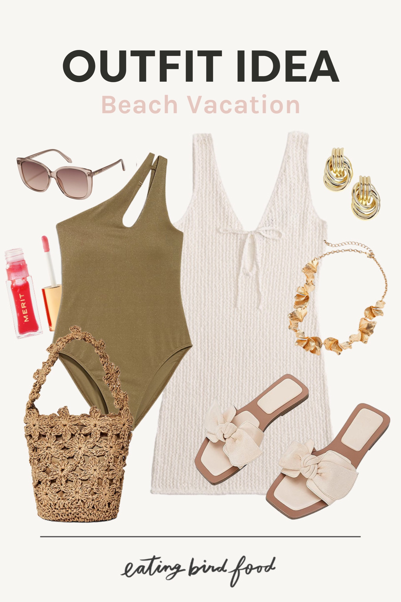 Beach Vacation Outfit | Beach Look | Vacation Look | Resort Wear | Resortwear 

#LTKSwim #LTKTravel #LTKFindsUnder100