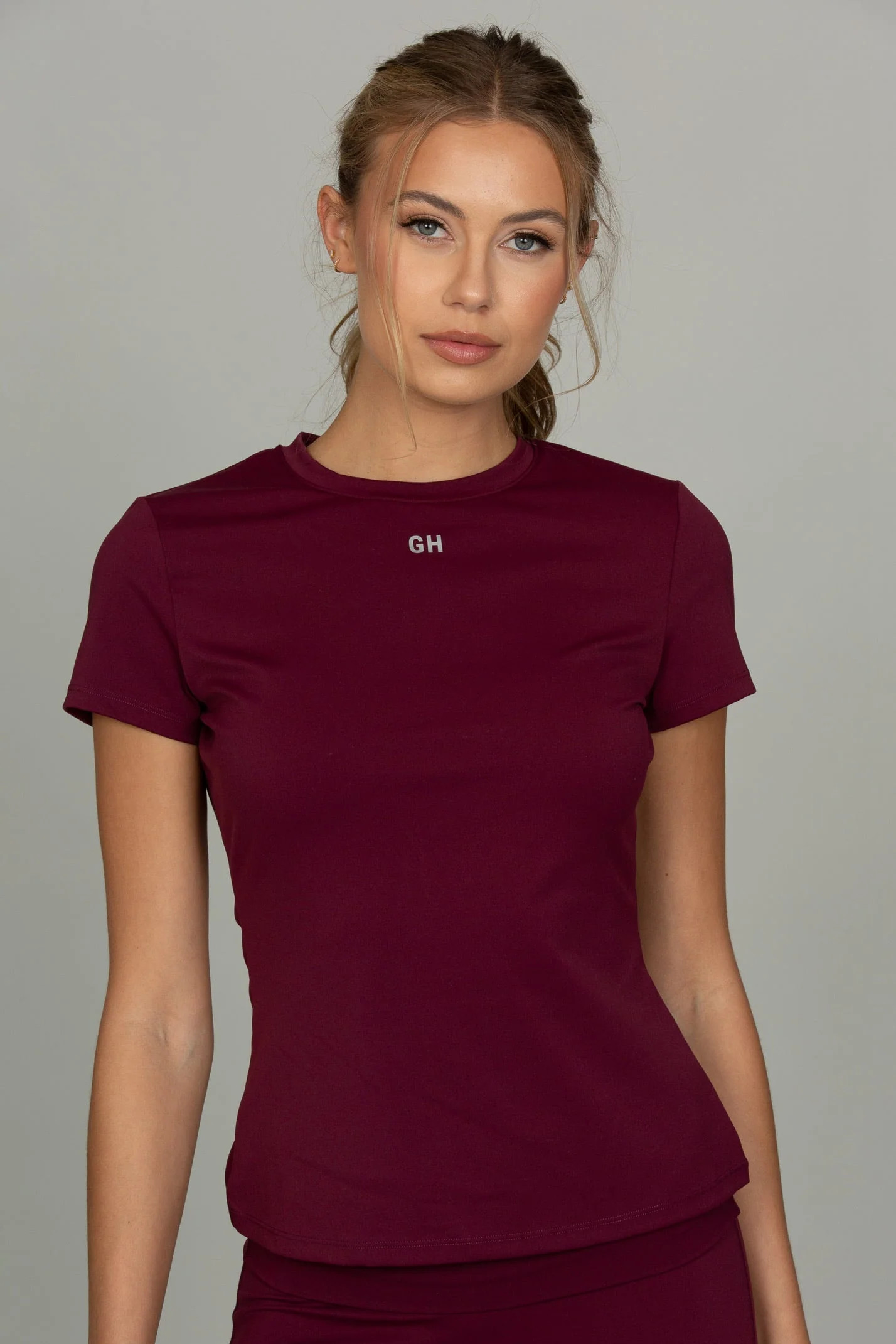 Merlot Essential Full Length Short Sleeve | Gold Hinge