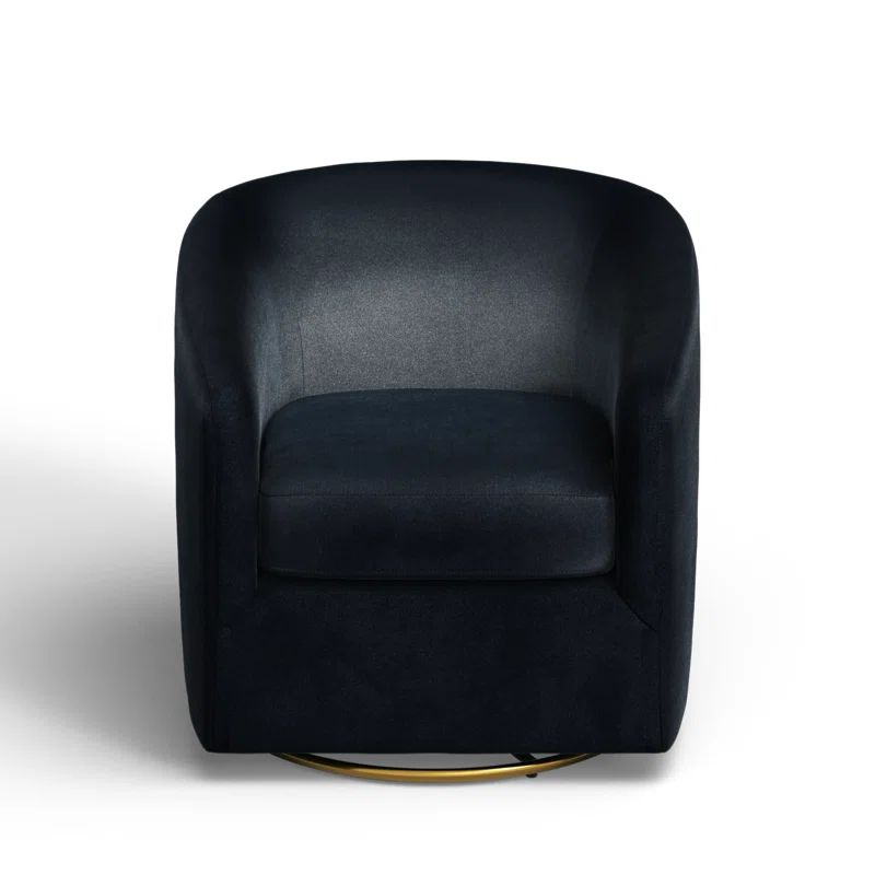 Holden Velvet Swivel Barrel Chair | Wayfair North America