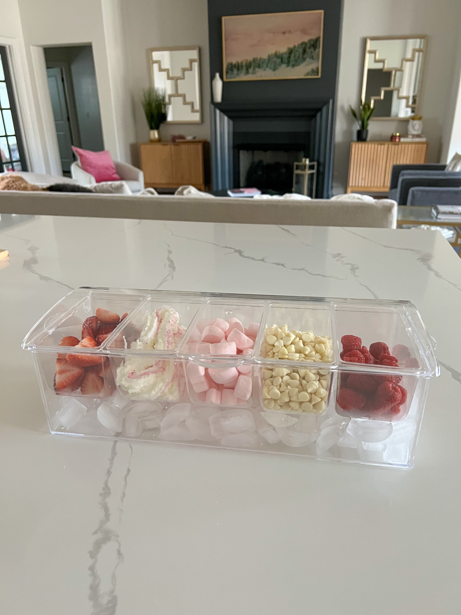 One of my most used kitchen items keeps things fresh and cool! It’s great for condiments, toppings, and prepping things ahead of time. For now it’s a little berry bin of sweet treat toppings for Valentine’s. 

#LTKhome #LTKunder50
