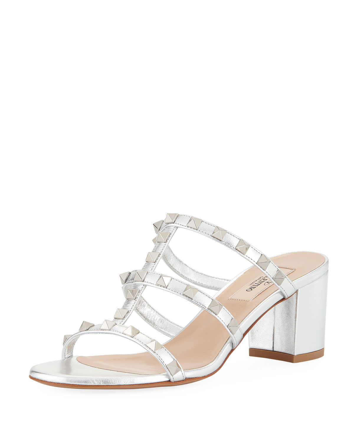 Rockstud Slide City Sandal | Neiman Marcus