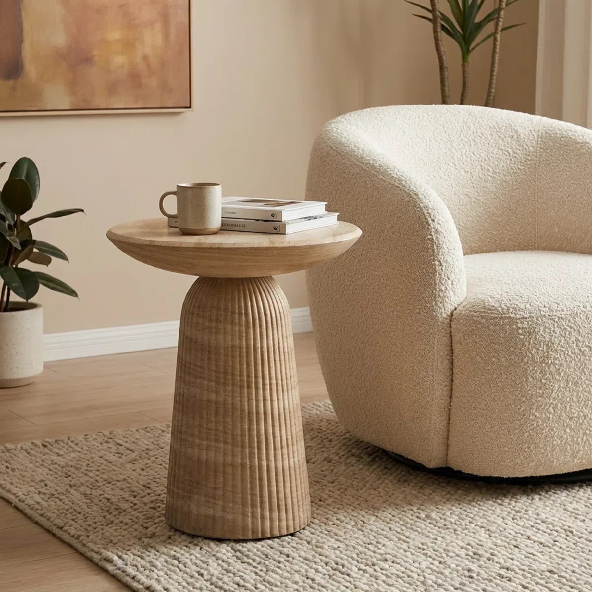 Tithi Stylish Decorative End Table for Elegant Home Interiors | Wayfair North America
