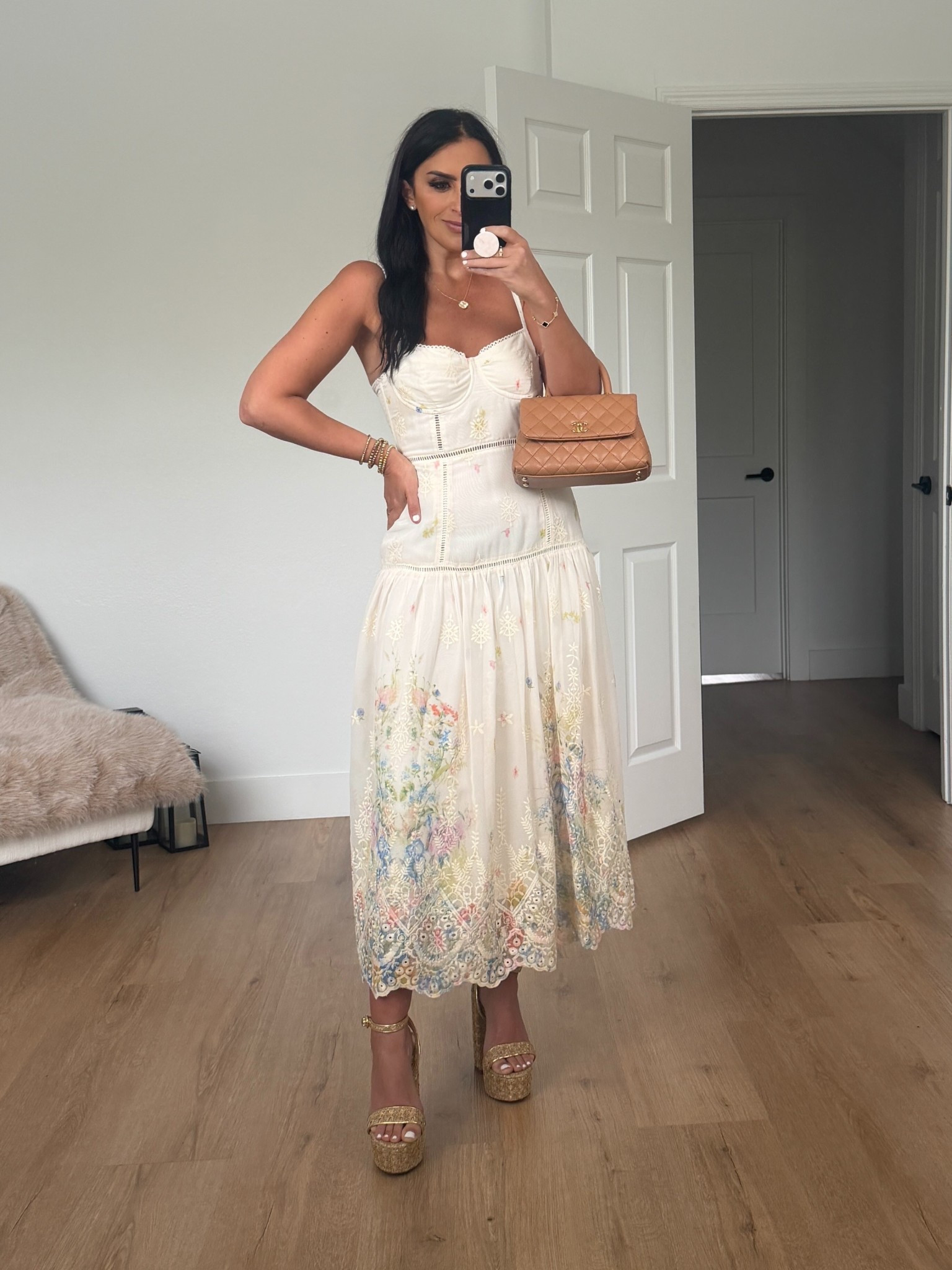 ASTR The Label Pellagia floral Dress wearing size small 