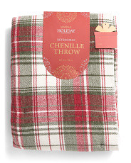 Chenille Plaid Faux Rabbit Fur Reversible Throw | Pillows & Decor | Marshalls | Marshalls
