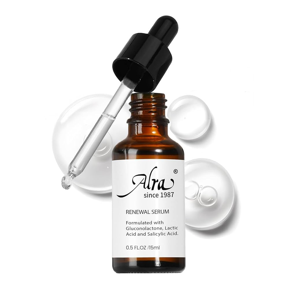 Alra Renewal Serum for Face, Exfoliate Face Serum for Anti-Aging, Blackhead, Pores Minimizer, Acn... | Amazon (US)