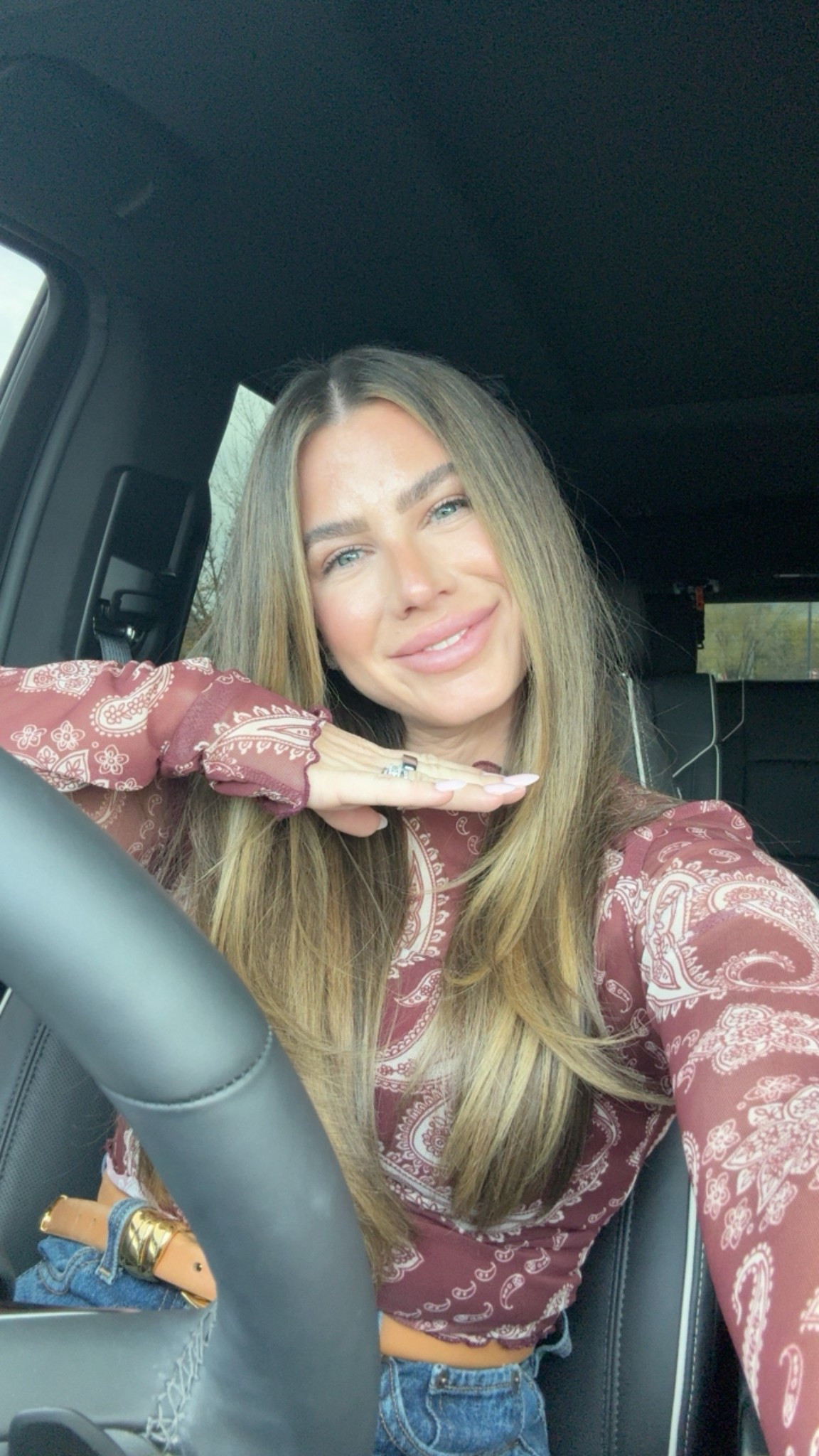 On sale and True to size and the tank I layer under it or it’s see thru 

#LTKmomlife #LTKHoliday #LTKFindsUnder50