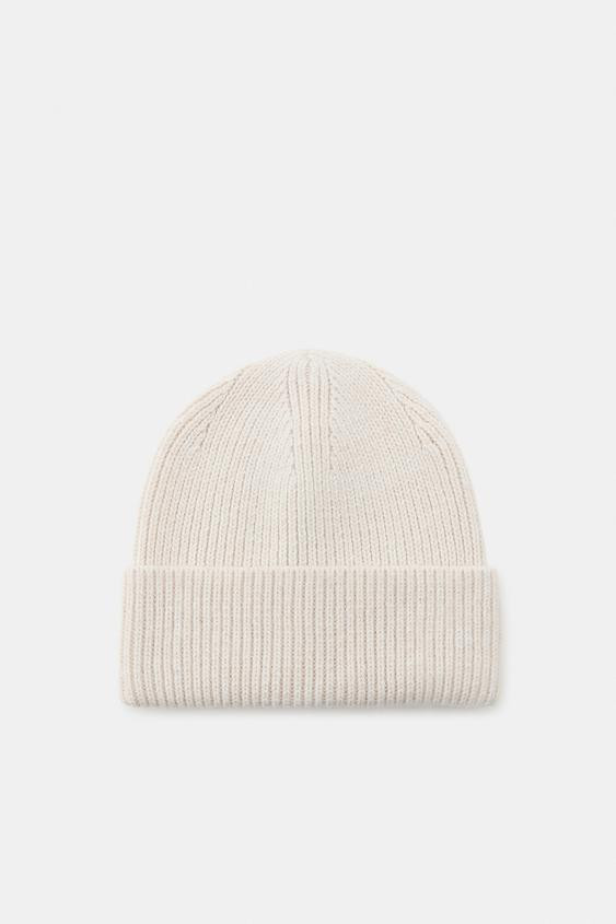 CUFFED RIBBED BEANIE | Zara US