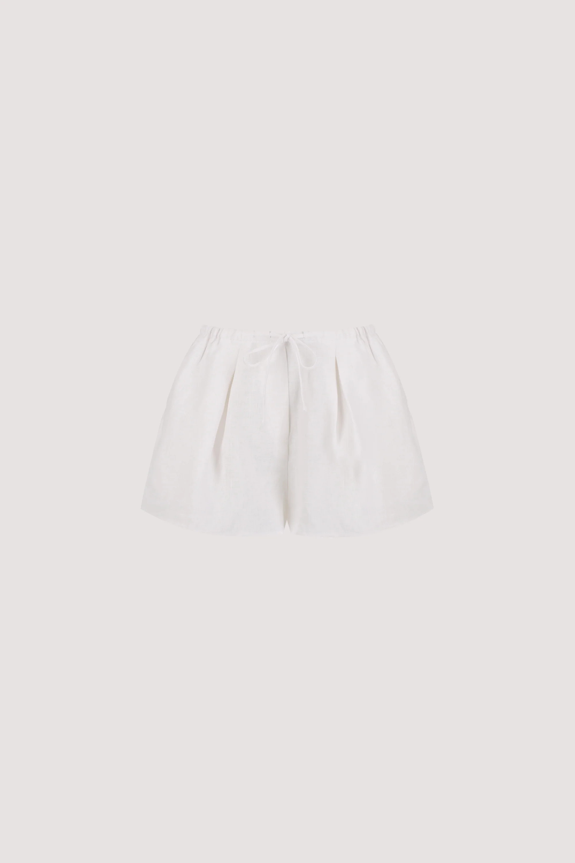 HELENA WHITE LINEN SHORT | DISSH