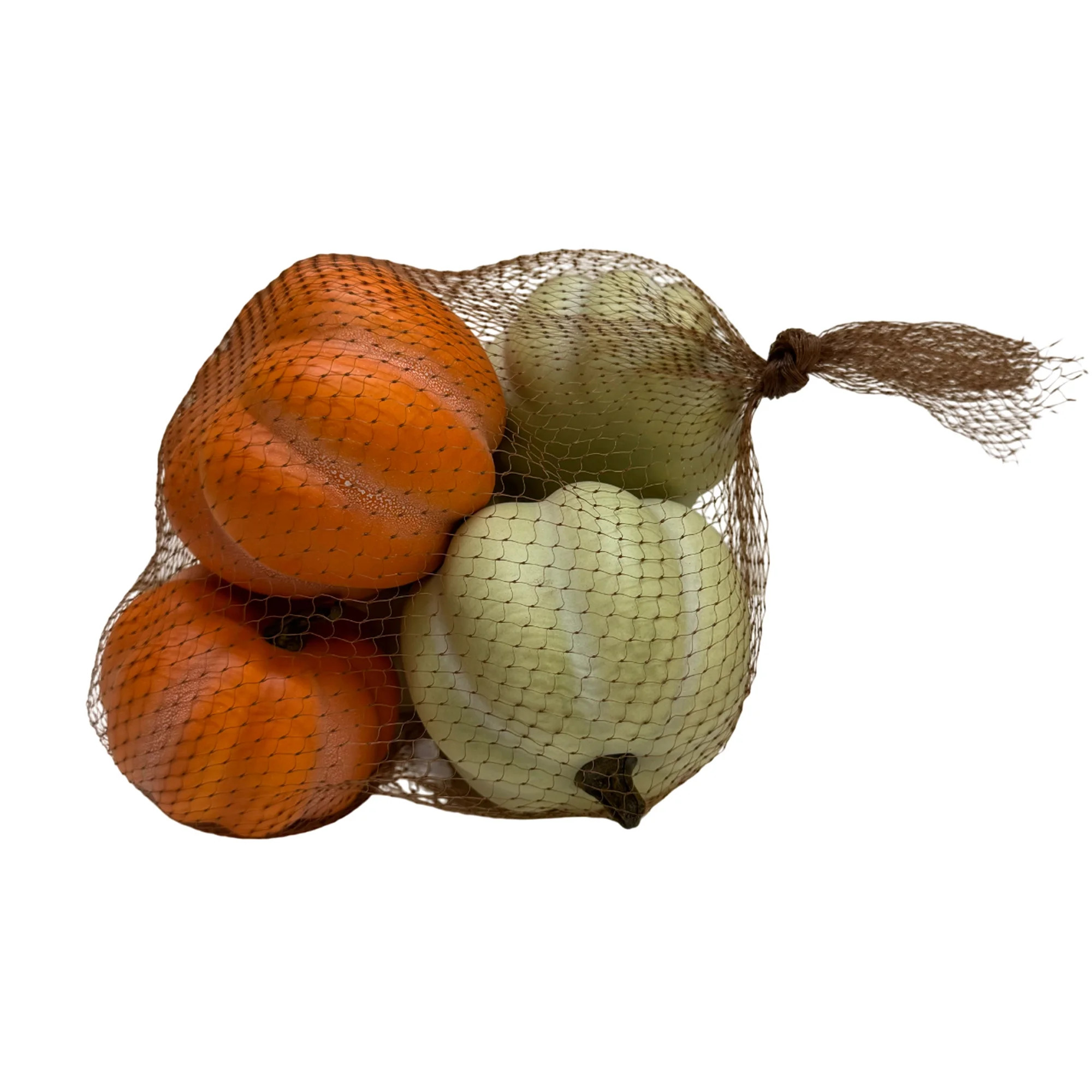 Mini Foam Pumpkins Tabletop Decor, Orange & Green, 5 Count, Fall by Way To Celebrate | Walmart (US)