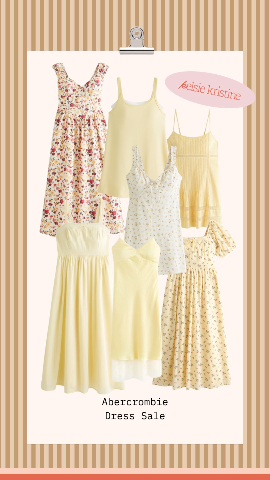 Abercrombie | A&F SALE | SALE DRESSES | Abercrombie Sale | Abercrombie Dresses | Yellow Dresses | Summer Dresses | Summer Outfit | Sale | A&F Sale | A&F | Dresses | Yellow Dress | Mid-Size Abercrombie | Mid-Size Dresses | 
25% Off All Dresses 
Stackable Code: AFLTK for 20% Off
(6/3-6/4) only)  

 #LTKxAbercrombie #LTKSaleAlert #LTKMidsize
