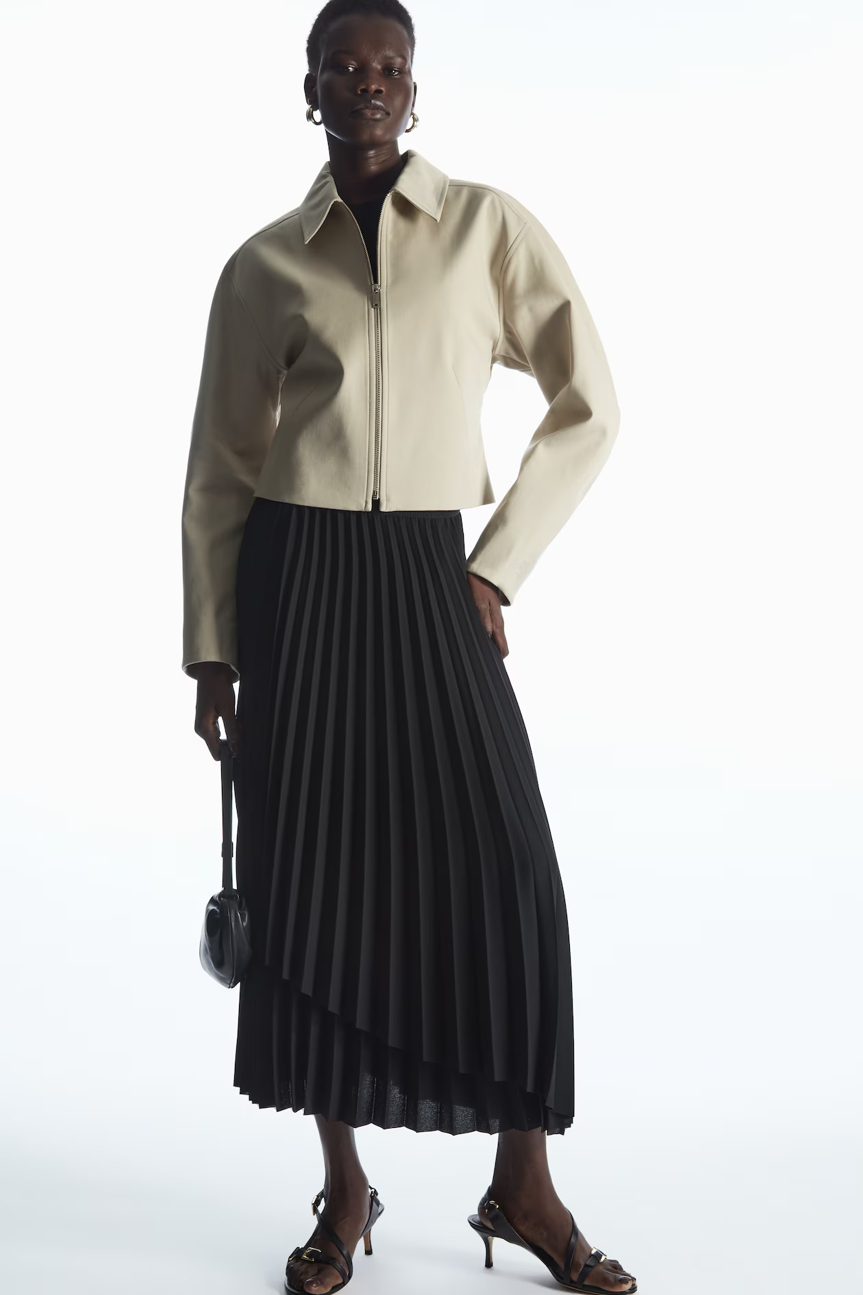 LAYERED PLEATED MIDI SKIRT | COS (AU)