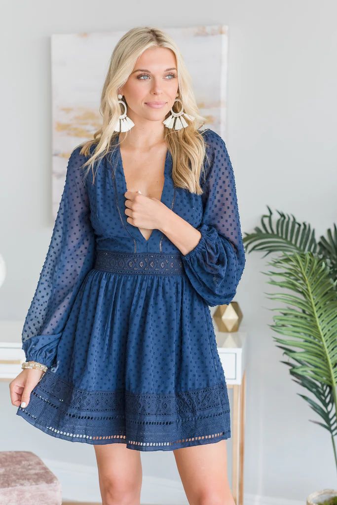 Living In A Dream Dress, Navy | The Mint Julep Boutique