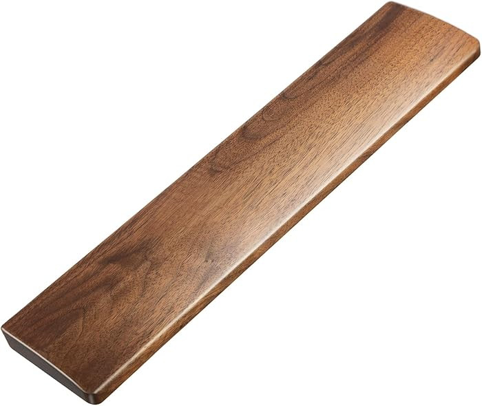 Wooden Wrist Rest, 17.3-inch Length and 20mm Thickness for Full-Sized Keyboard, Palm Rest, Ergono... | Amazon (US)