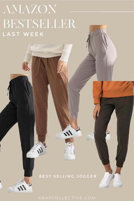 Here’s our best selling style from last week on Amazon. These under $35 joggers I have in two colors and I absolutely love the fit is great and the comfort is 10 out of 10. I wear a size small in these.

#AmazonBestSellers #BestSellingJoggers #GiftsForHer #WeekendStyle #WeekendOutfits #FallOutfits #FallPants 

#LTKstyletip #LTKfindsunder50 #LTKfitness