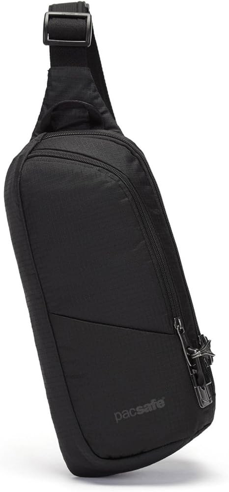 Pacsafe Vibe 150 2.5 Liter Anti Theft Sling Pack, Black | Amazon (US)