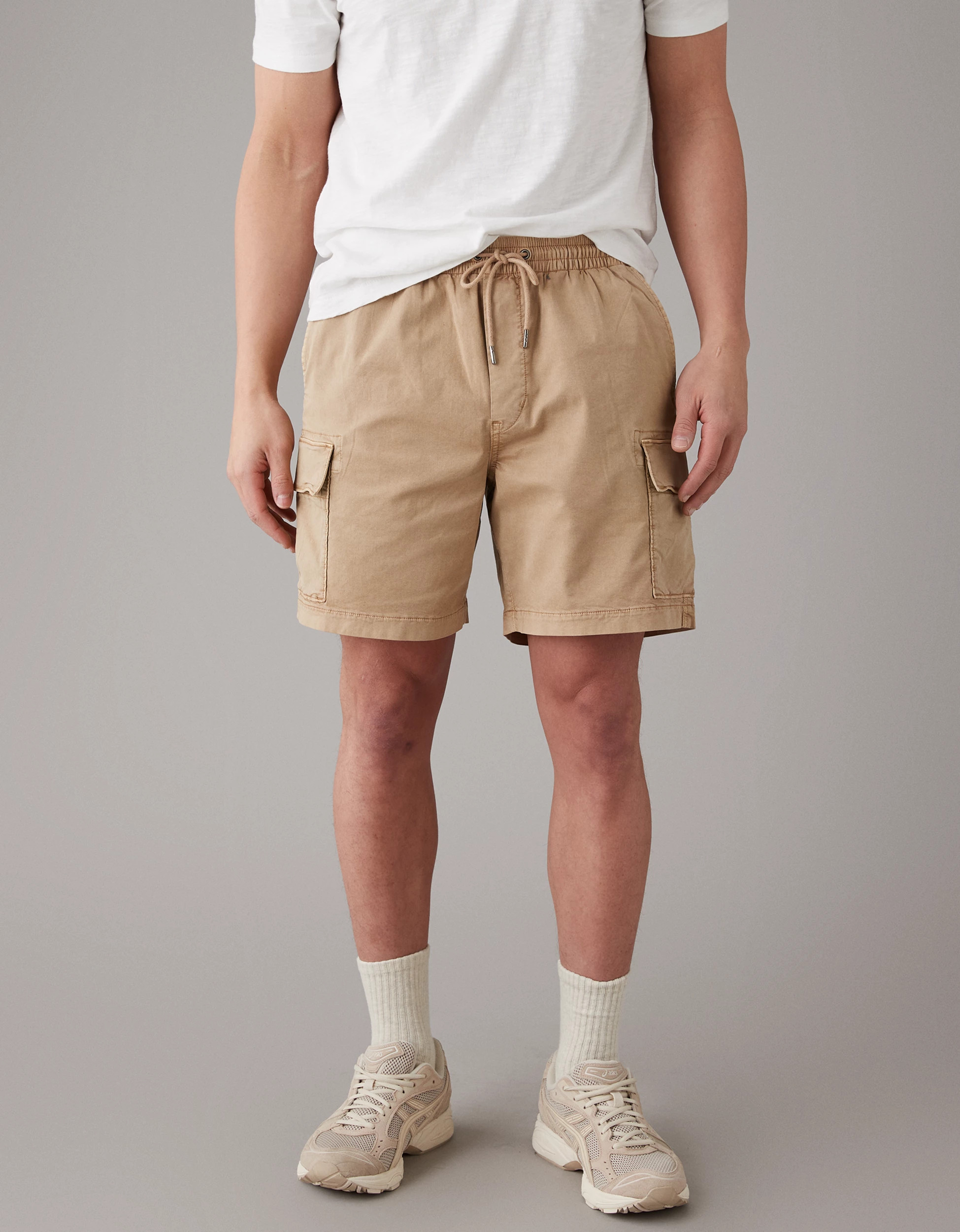 AE Flex 7" Lived-In Trekker Cargo Short | American Eagle Outfitters (US & CA)