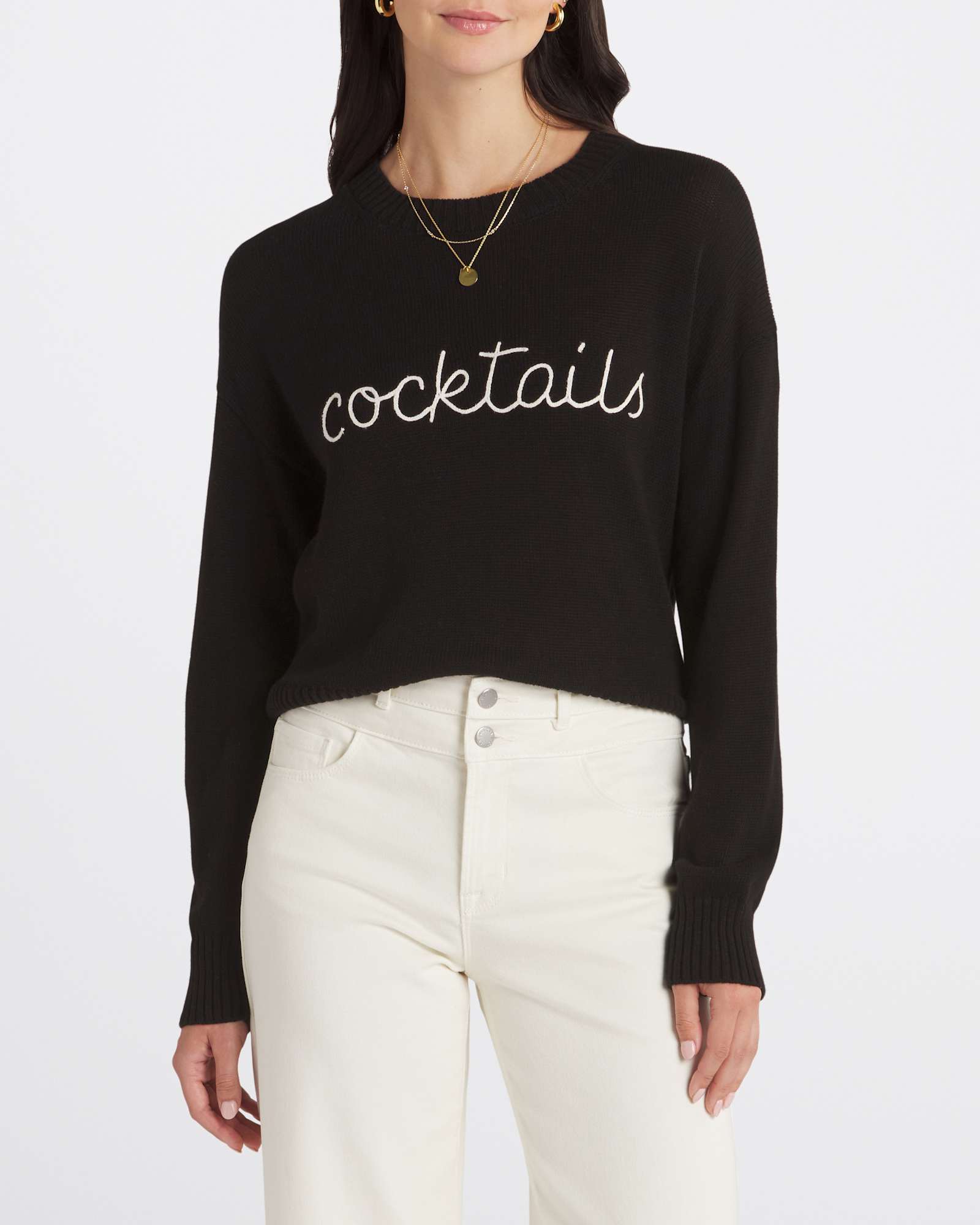 Loreign Slogan Sweater | Stitch Fix