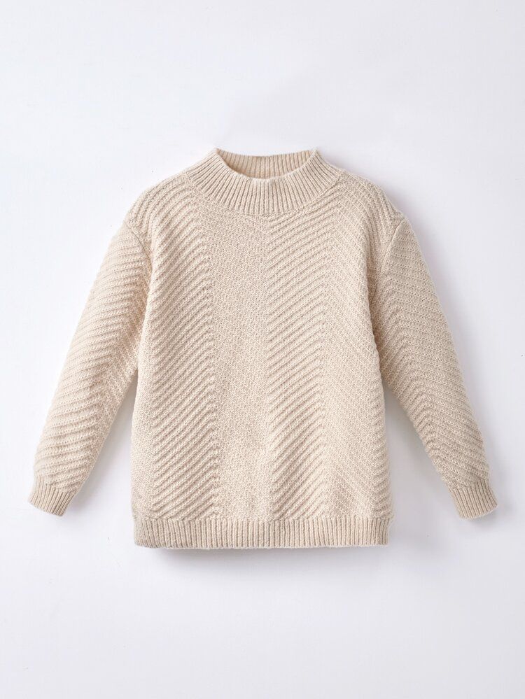 Boys Mock Neck Sweater | SHEIN