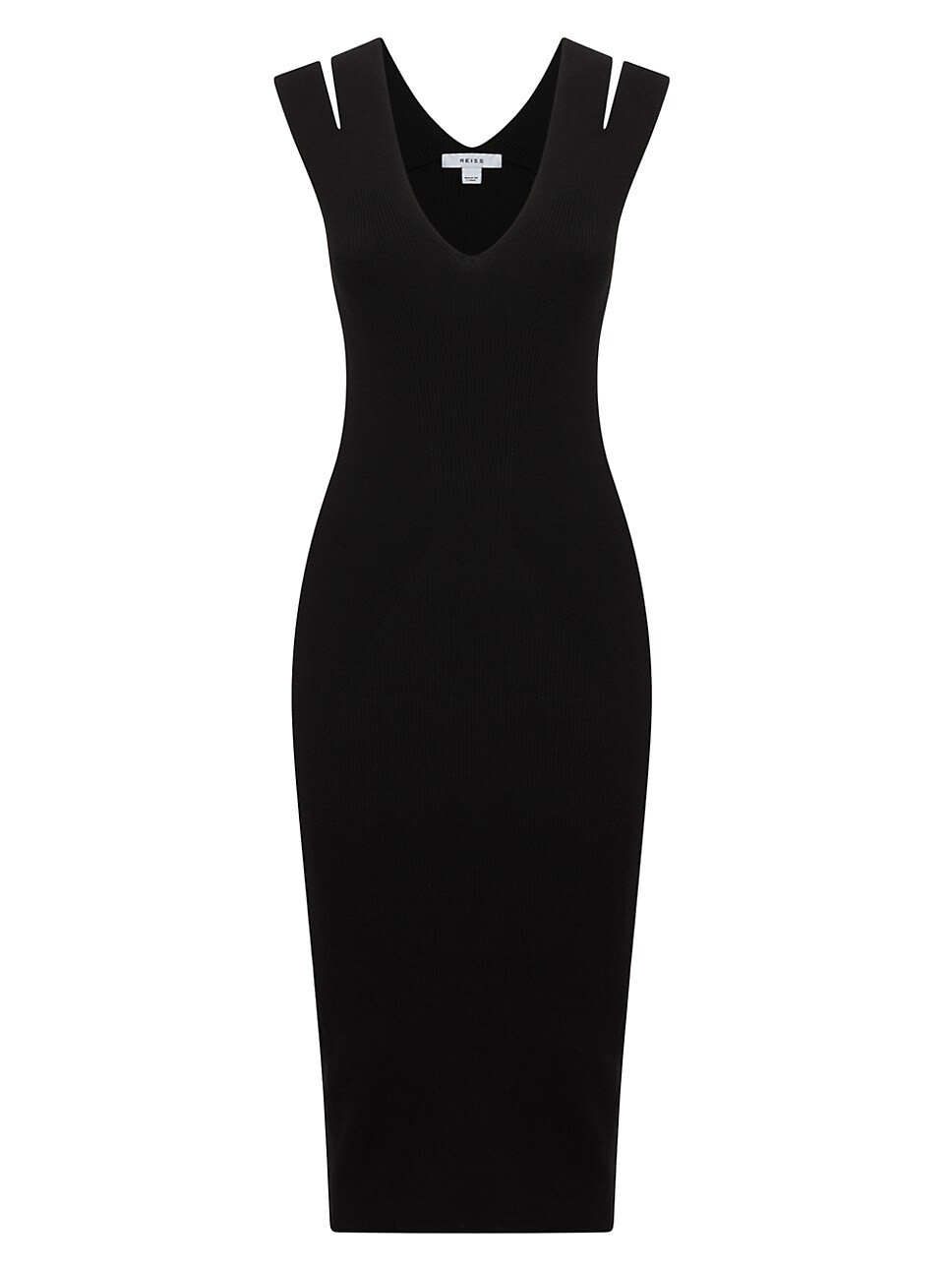 Kara Ribbed Cut-Out Midi-Dress | Saks Fifth Avenue