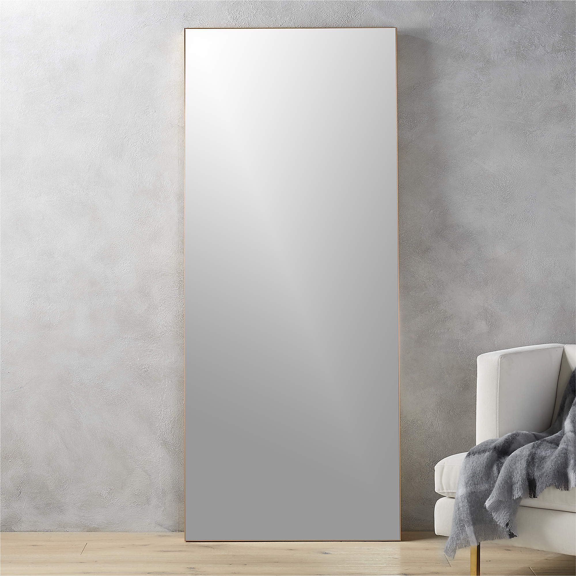 Infinity 32"x76" Floor Mirror + Reviews | CB2 | CB2