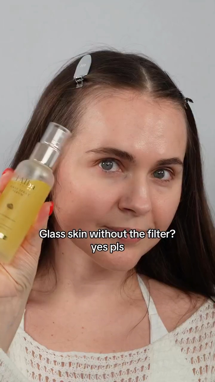 Glass skin without the filter? yes pls #glassskin #glassskinroutine