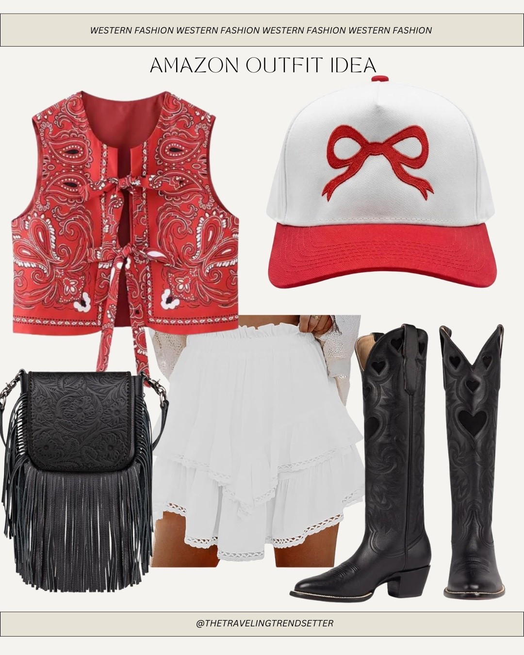 Amazon outfit idea, western fashion ￼

#LTKootd #LTKFestival #LTKTravel