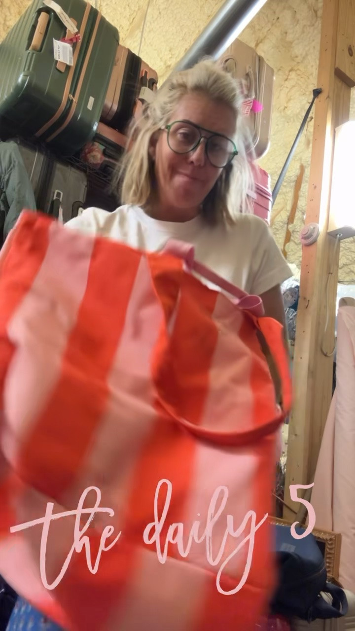 Daily 5…#4…The Bag! This is the bag of all bags….comes in multiple colors and holds everything!!

#LTKdayinmylife