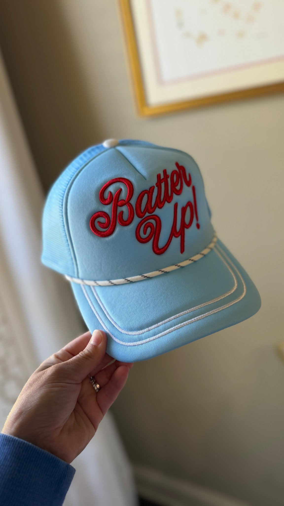 Baseball moms!!!! ⚾️ This hat is too cute to wear to games this season!!! 🩵❤️

#LTKmomlife