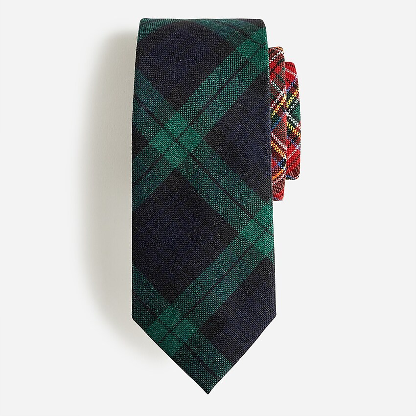 English wool tie in tartan | J. Crew US