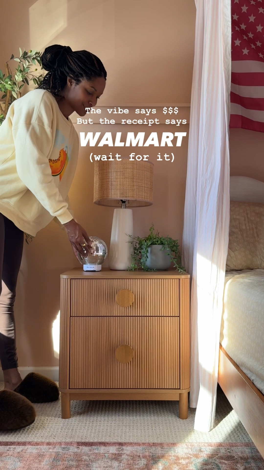 And it’s on rollback! I should add that assembly was A BREEZE!
-
Teen room, aesthetic storage, fluted nightstand, Walmart home 

#LTKKids #LTKHome