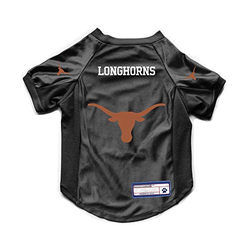 Littlearth NCAA Texas Longhorns Stretch Pet Jersey, Team Color, Small | Amazon (US)