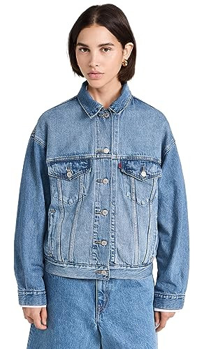 Levi's Women's 90s Trucker Jacket, Soft As Butter Mid, Blue, XS | Amazon (US)