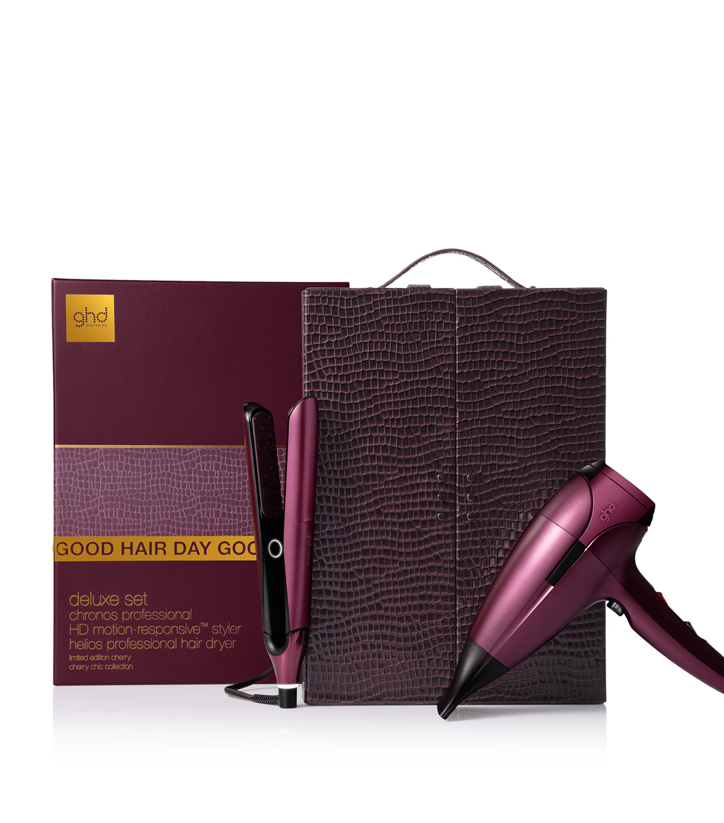 Ghd Deluxe Hair Dryer and Straighteners Gift Set | Harrods