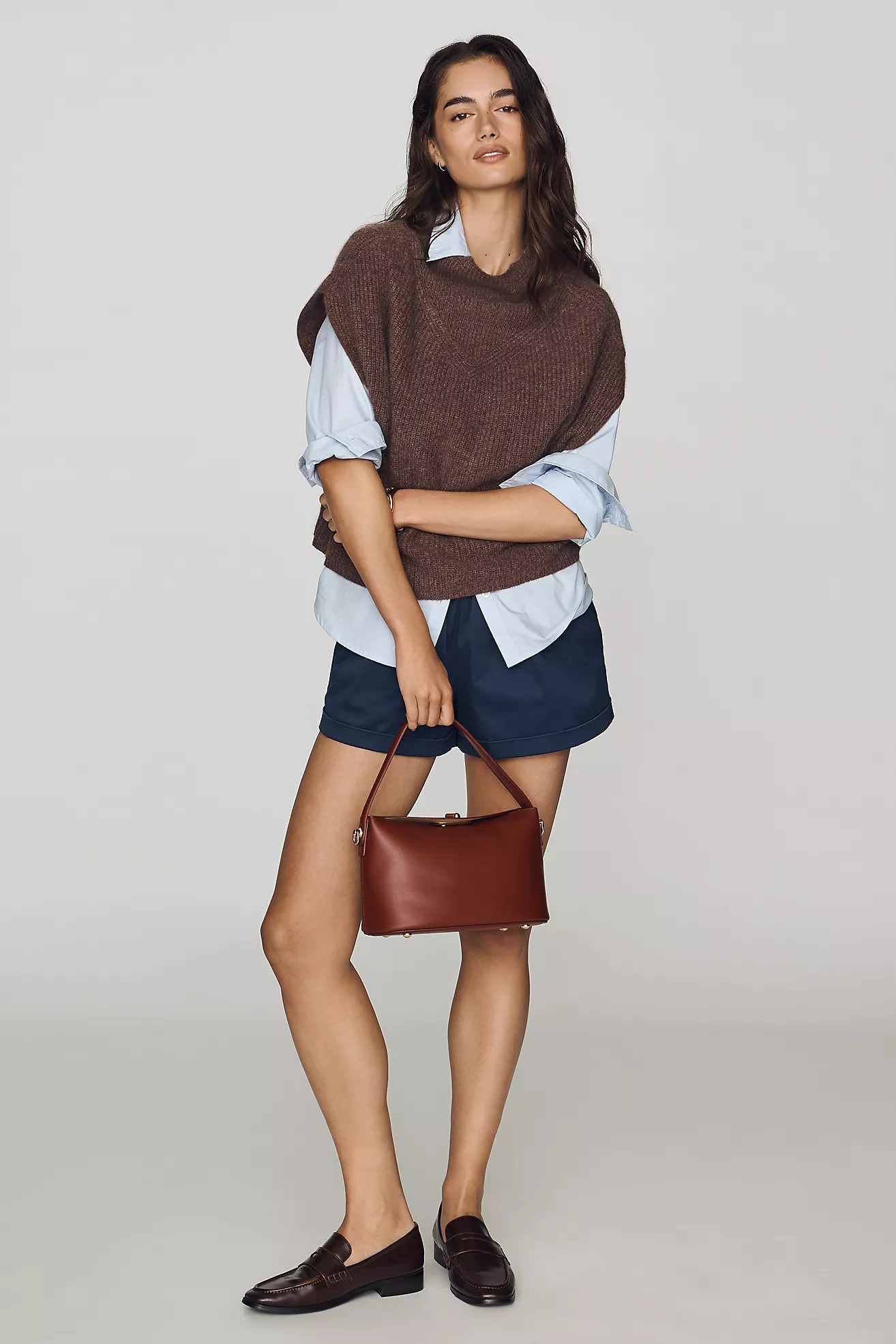 By Anthropologie Enza 100% Cashmere Poncho Sweater Vest | Anthropologie (US)