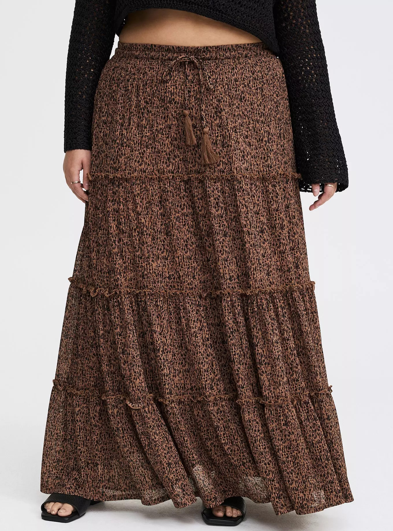 Tiered Drawstring Skirt | Torrid (US & Canada)