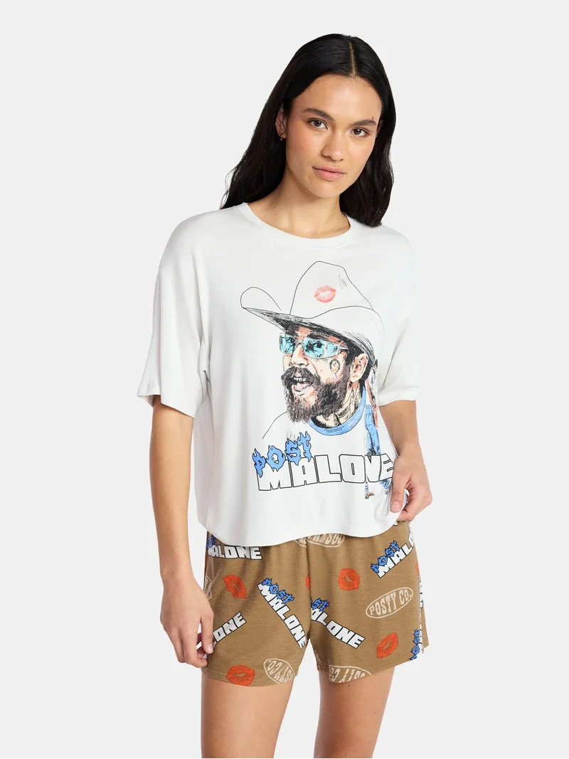 Post Malone Women's Pajama Set, 2-Piece, Sizes XS-3X | Walmart (US)