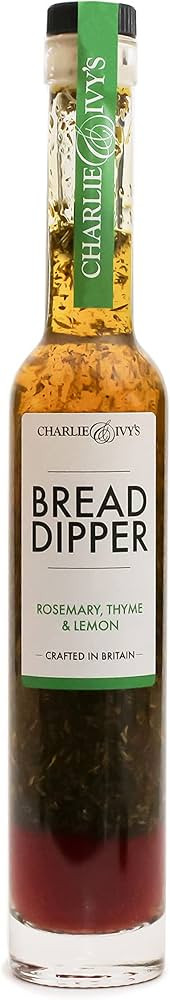 Charlie & Ivy's Rosemary, Thyme & Lemon Bread Dipper 200ml - British Bread Dipping Oils - Great t... | Amazon (UK)