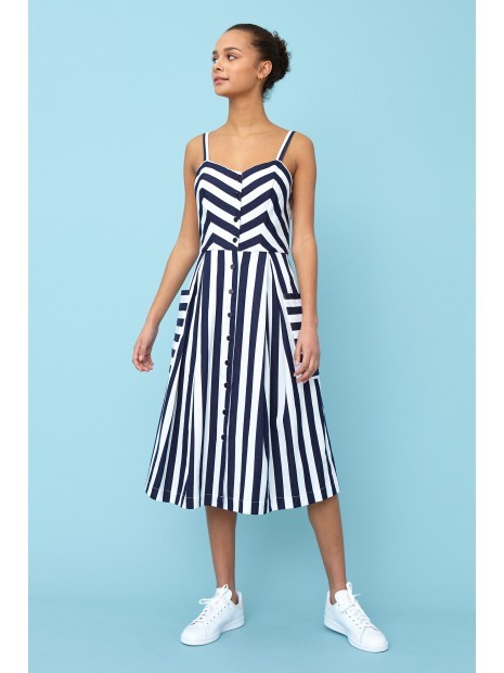 Layla Nautical Stripe Sun Dress | Atterley