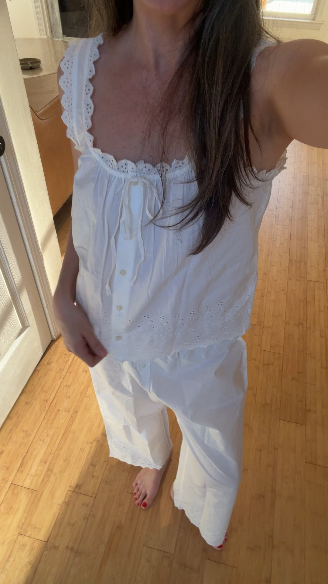 This GAP set is giving Doen vibes in the best way and I’m absolutely obsessed. 

Xs top
Sized up one to SP bottoms for roomy fit 

#LTKSaleAlert #LTKootd #LTKmomlife