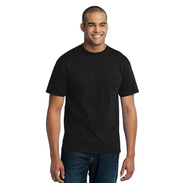 Port & Company Men's Big And Tall Soft Pocket T-Shirt | Walmart (US)