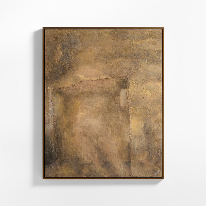 "Polita" by Ksenia Sizaya 40" x 50" Framed Wall Art Print | Crate & Barrel | Crate & Barrel