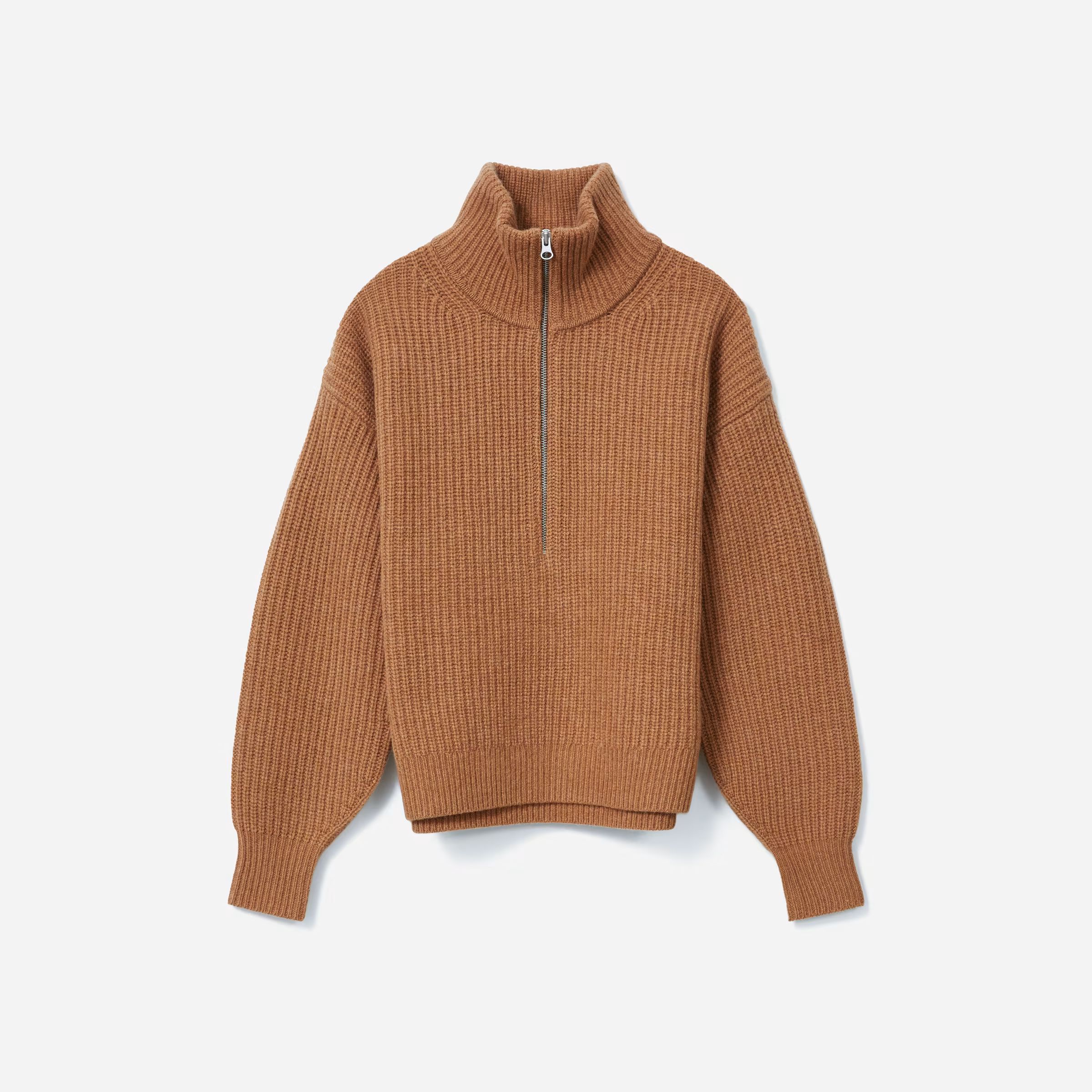 The Felted Merino Half-Zip Sweater | Everlane