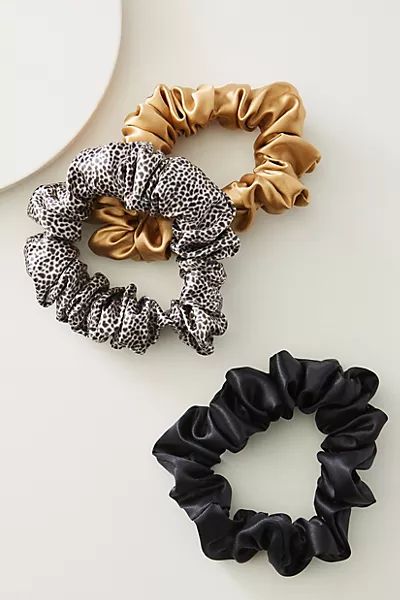 Slip Silk Large Scrunchie Set | Anthropologie (US)